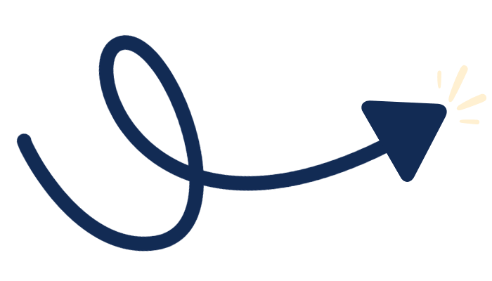 indelible-think-conact-arrow (1) Navy blue arrow pointing towards the contact form